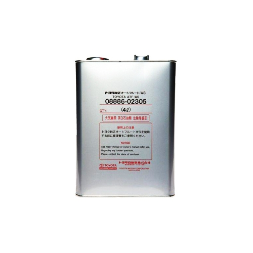Трансмисионно Масло, TOYOTA, ATF, WS, 08886-02305, 4 литра